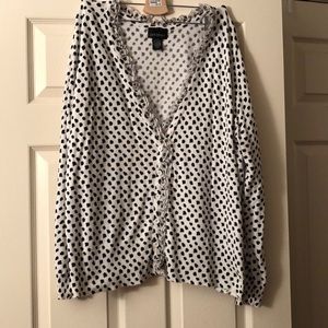 Animal print cardigan